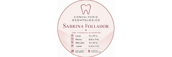 logo - Dra. SABRINA FOLLADOR odontologa